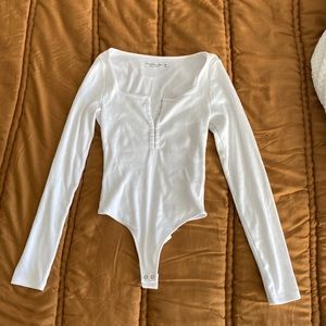 Abercrombie & Fitch soft A&F LS bodysuit, XXS